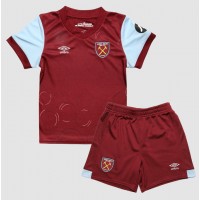 West Ham United Domaci Dres za djecu 2023-24 Kratak Rukav (+ Kratke hlače)